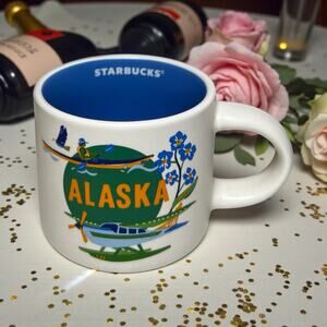 Starbucks Alaska Discovery Series Mug Ornament 2024 2oz Mini EUC